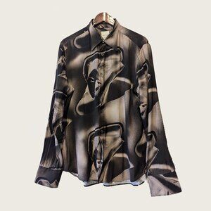 PAUL SMITH - 100% Viscose print shirt - Sz XL